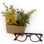 A photo of eyeglasses