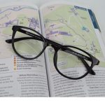 A photo of eyeglasses